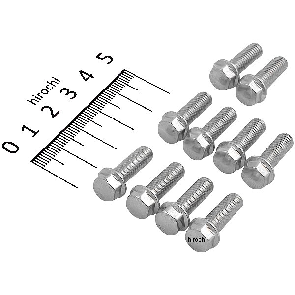 六角ヘッド フランジ ボルト M6 x 1.0 x 18 8mm (10個入り)