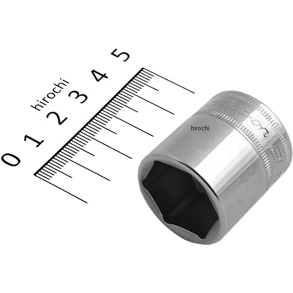 3/8インチ ソケット シャロー 6角 ミリサイズ 21mm