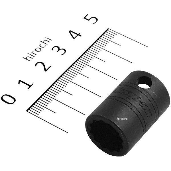 フランクドライブ 3/8インチ インパクト シャロー ソケット 12角 12mm