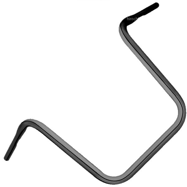 1.25インチ ハンドルバー エイプ 18インチ 黒(つや有り)