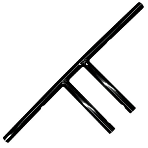 【セール特価】 1インチ ハンドルバー EZライダー 8インチ 黒(つや有り)