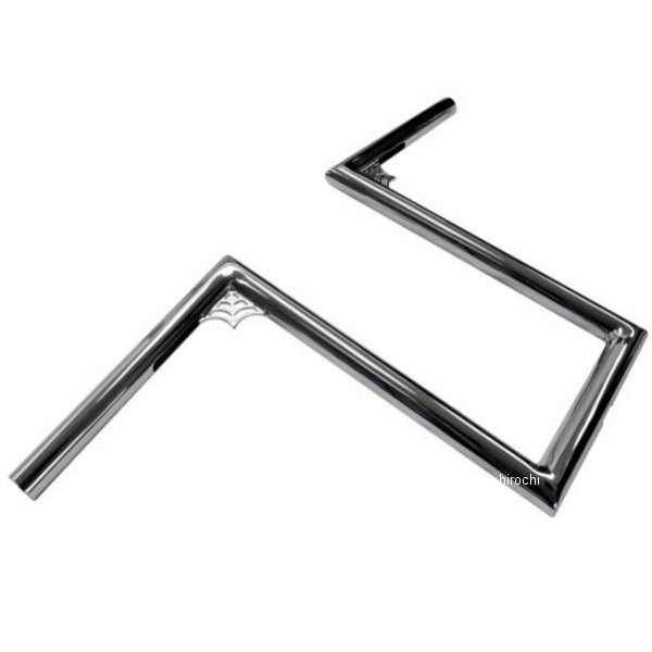 1インチ ハンドルバー ウエブZ 12インチ クローム