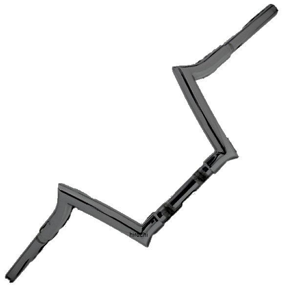 OEmmDB-C  1.25インチ ハンドルバー モンキードラッグ 94年-13年 FLHR 黒(つや有り)