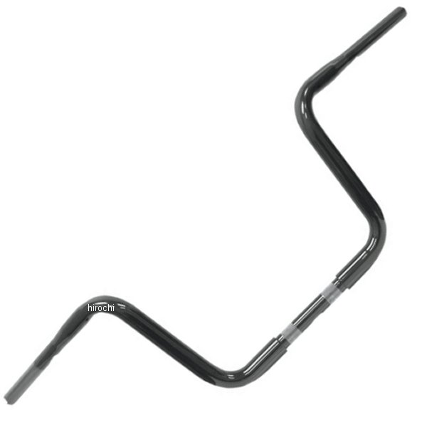 1.25インチ ハンドルバー エイプ 10インチ 08年以降 FLT 黒(つや有り)