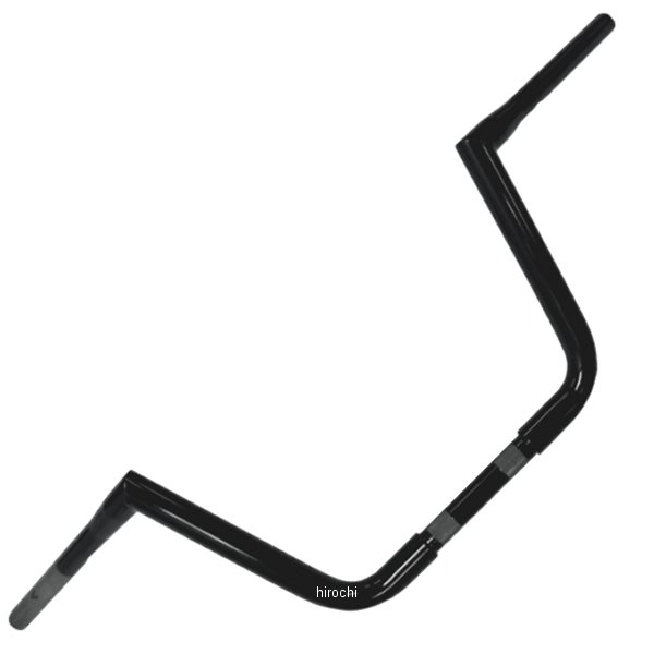 1.25インチ ハンドルバー ピーク 10インチ 黒(つや有り)