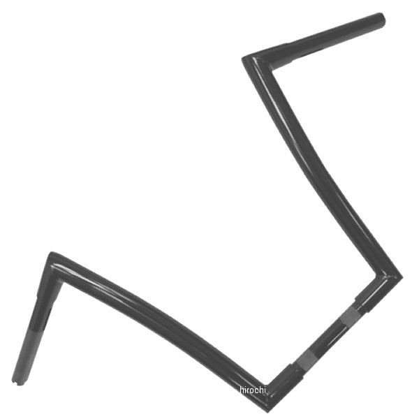 1.25インチ ハンドルバー 17インチ 86年以降 FLTR/FLHR 黒(つや消し)