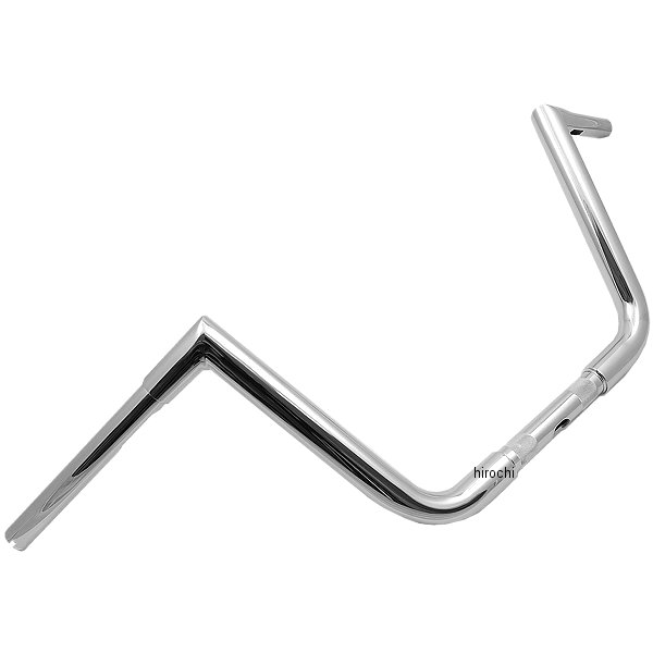 1.25インチ ハンドルバー ピーク 10インチ クローム