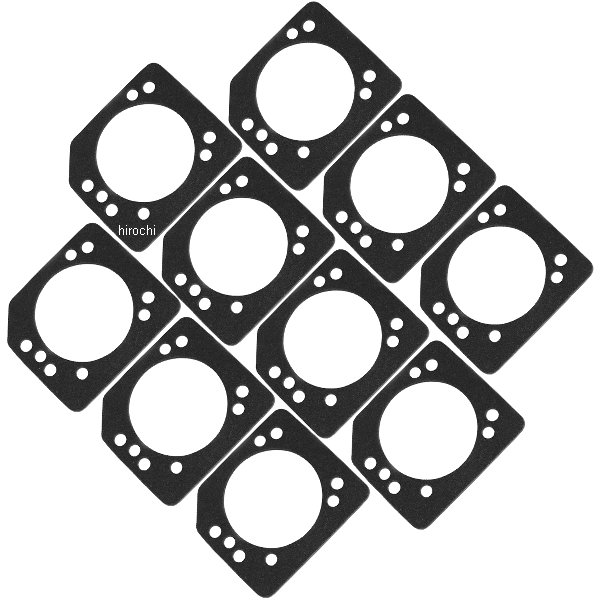 エアクリーナー バックプレートガスケット 1.52mm 01年-05年 BigTwin (10個入り)