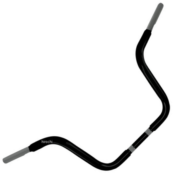 1.25インチ ハンドルバー エイプ 10インチ 黒