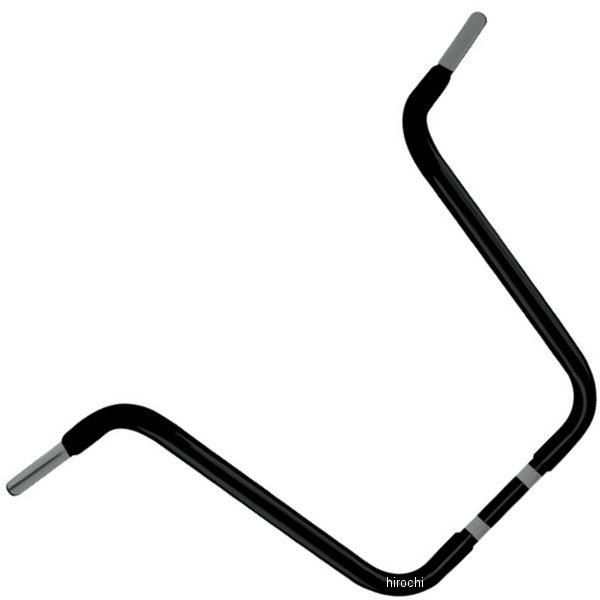 1.25インチ ハンドルバー エイプ 16インチ 黒