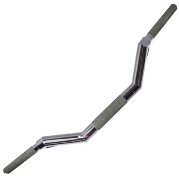 1.25インチ ハンドルバー V-LINE モト クローム