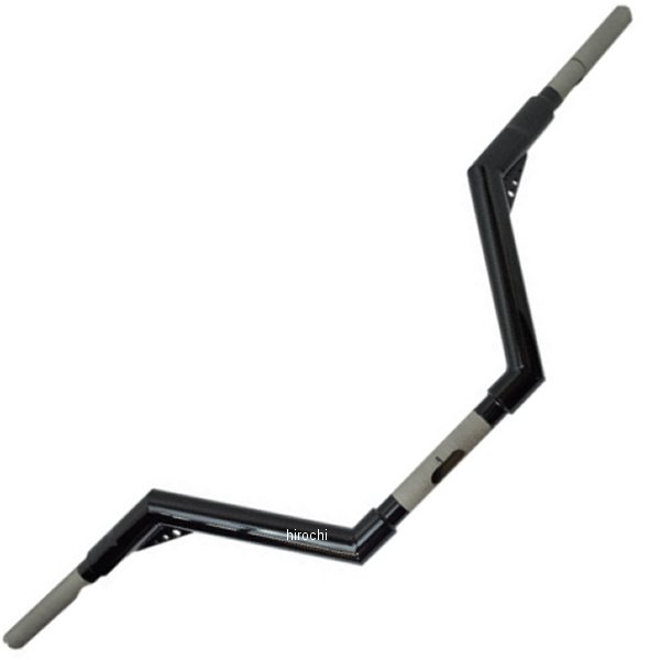 1.25インチ ハンドルバー V-LINE プラス2インチ 黒