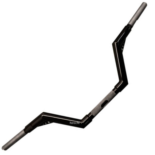 1.25インチ ハンドルバー Vライン スタンダード 黒