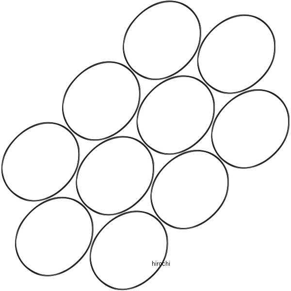 ダービーカバー Oリング 84年-98年 BigTwin (10個入り)