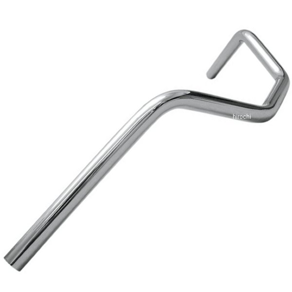 1インチ ハンドルバー ディンプル加工 フラットトラック クローム