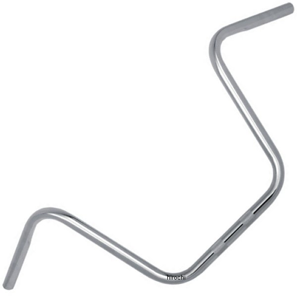 【セール特価】 1インチハンドルバー 12インチ エイプ (ディンプル加工) クローム