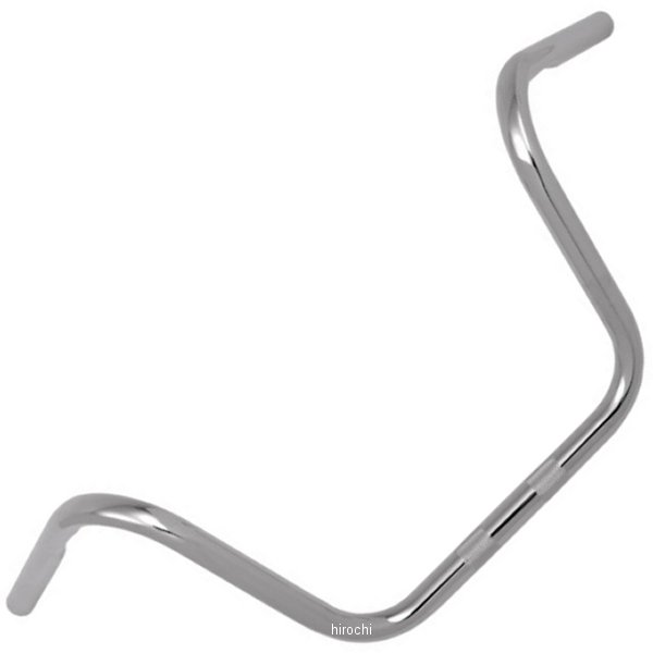 1インチハンドルバー バックホーンバー (ディンプル加工) クローム