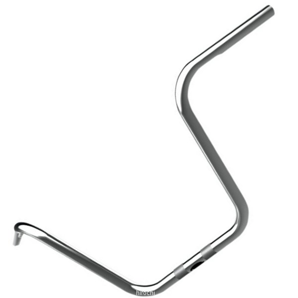 【セール特価】 1インチハンドルバー 12インチ エイプ (ディンプル/穴あけ加工) クローム