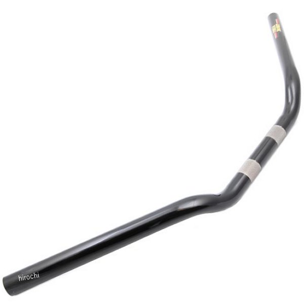 【セール特価】 1インチハンドルバー ローライズドラッグバー (ディンプル加工) 黒