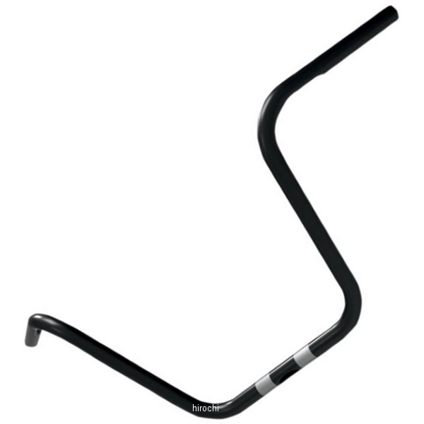 【セール特価】 1インチハンドルバー 12インチ エイプ (ディンプル/穴あけ加工) 黒