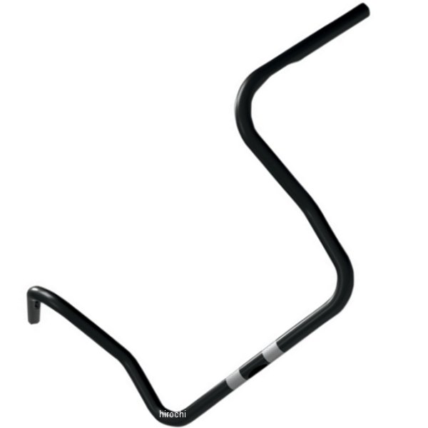 【セール特価】 1インチハンドルバー 12インチ エイプ 84年-13年 FLH (穴あけ加工) 黒