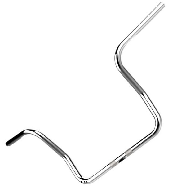 【セール特価】 1インチハンドルバー 12インチ ボバー エイプ (ディンプル/穴あけ加工) クローム