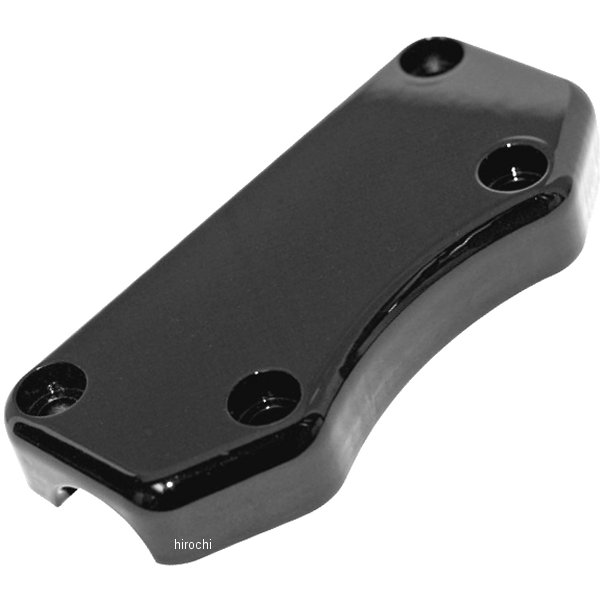 1インチ、1.25インチ バッファロー ハンドルバー トップ クランプ 黒 無地