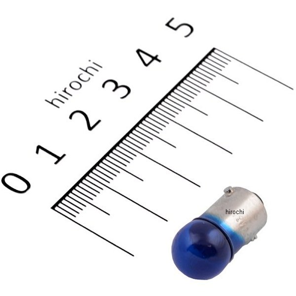 口金シングル球 12V3.4W メーター/ポジション球 (ブルー) (1個売り)