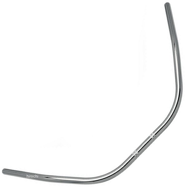 1インチ ハンドルバー ロングホーン (ディンプル加工) クローム