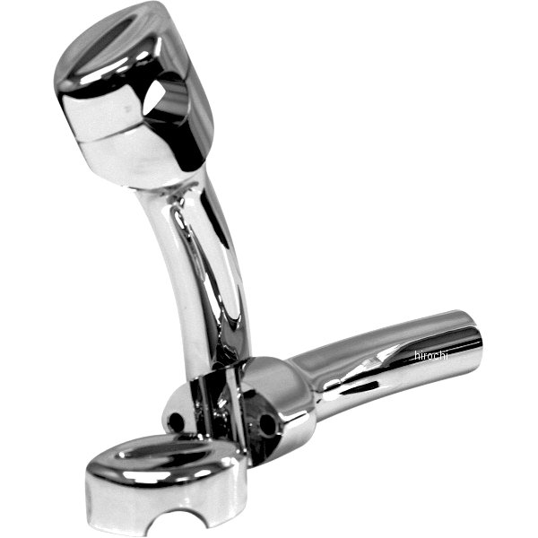 【セール特価】 1インチハンドルバー 5.5インチ (140mm)高 ライザー クローム MOHAWK