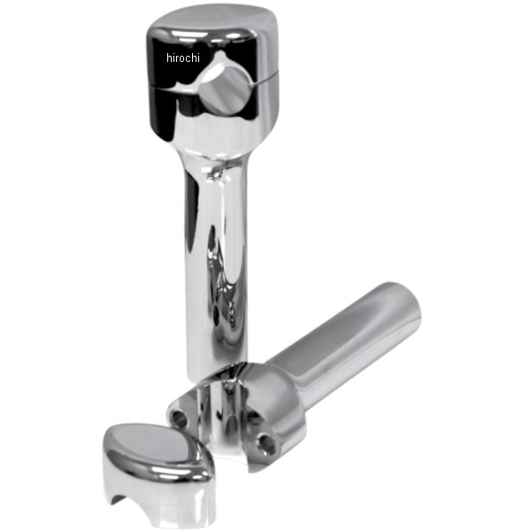 1.25インチハンドルバー 6インチ(152mm)高 ライザー クローム スムース