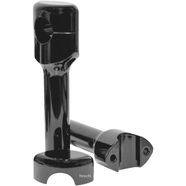 1.25インチハンドルバー 6インチ(152mm)高 ライザー 黒 スムース