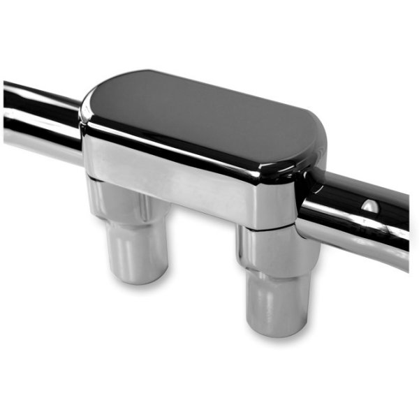 1インチハンドルバー 3インチ(76mm)高 ライザー クランプ付き クローム