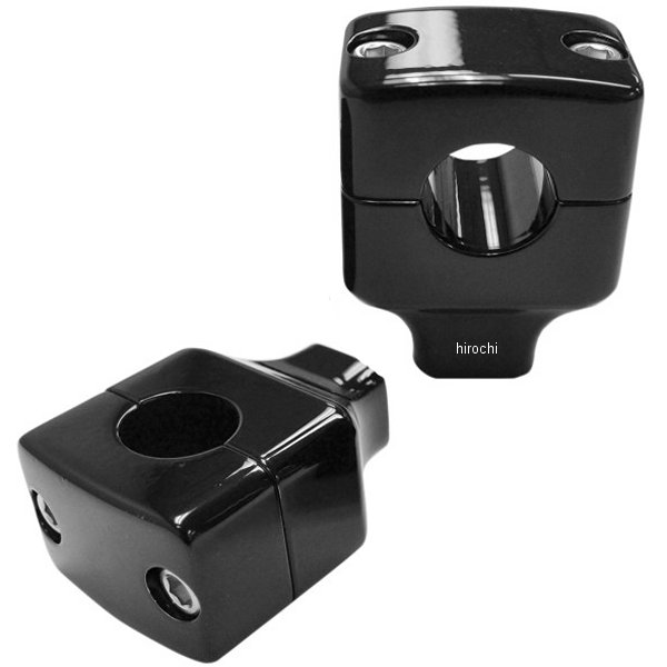 【セール特価】 1インチハンドルバー 1.5インチ(38mm)高 ライザー 黒