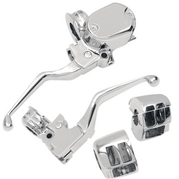 1/2ボア シングルディスク ブレーキ キット クローム 04年-13年 XL