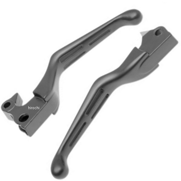 ブレーキ、クラッチレバーセット 04年-13年 XL 黒(つや消し) スロット