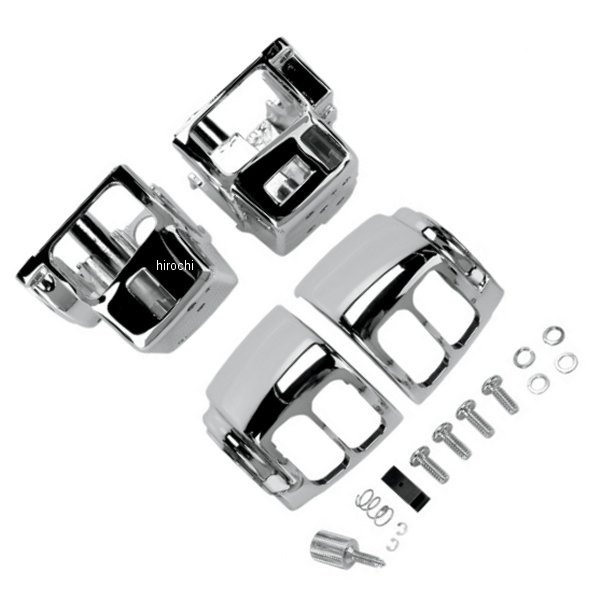 スイッチ ハウジング クローム 08年-13年 FLH オプションのクルーズ/ラジオ