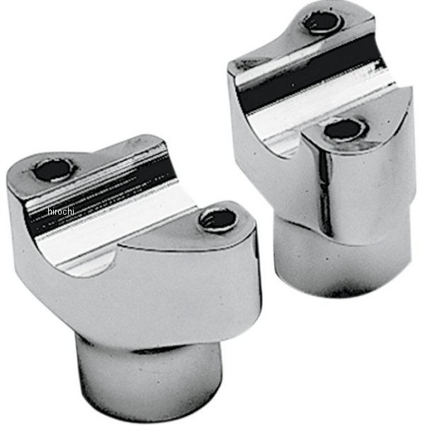 1インチハンドルバー 1.5インチ(37.5mm)高 ライザー クローム