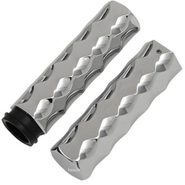 グリップ ビレット ヘキサ 08年以降 ツーリング クローム