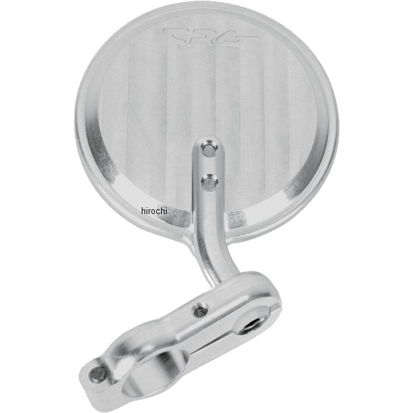 【セール特価】 バーエンド ミラー 3インチラウンド シルバー(右)