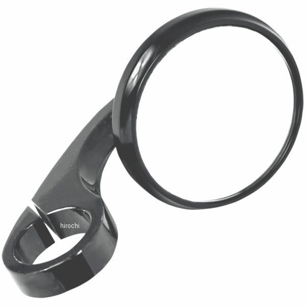 ミラー シューター 1.25インチ クランプオン 黒(つや無し)