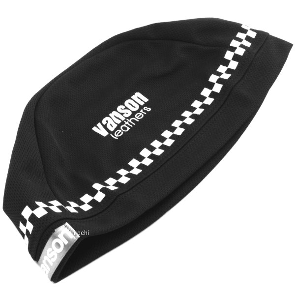 インナーキャップ 黒/白 フリーサイズ