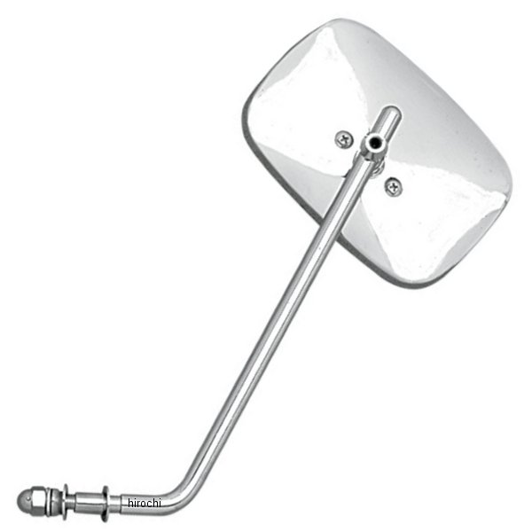 ミラー 長方形 可変ステム/ショート長 クローム(1個売り)