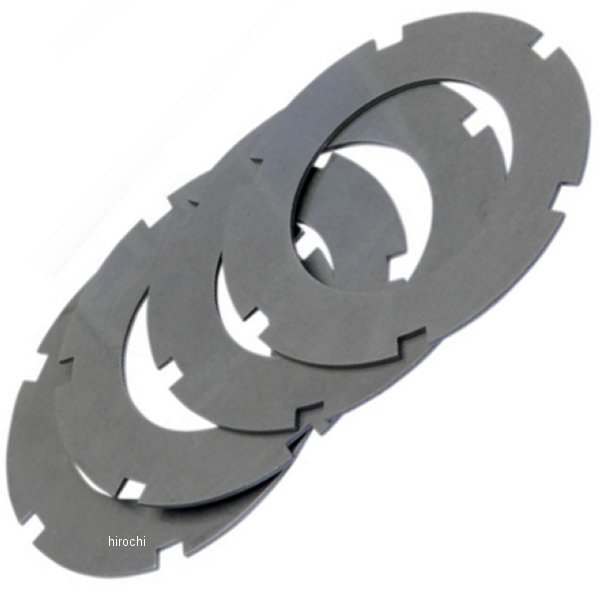 フリクションプレート セット スチール 68年-E84年 BigTwin (4枚入り)