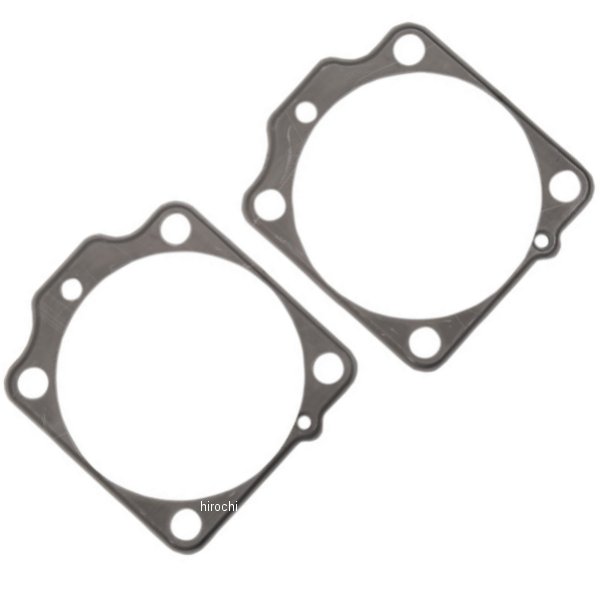 シリンダーベース ガスケット 0.51mm 66年-84年 S&S 3.625"ボア バイトン材 (2個入り)