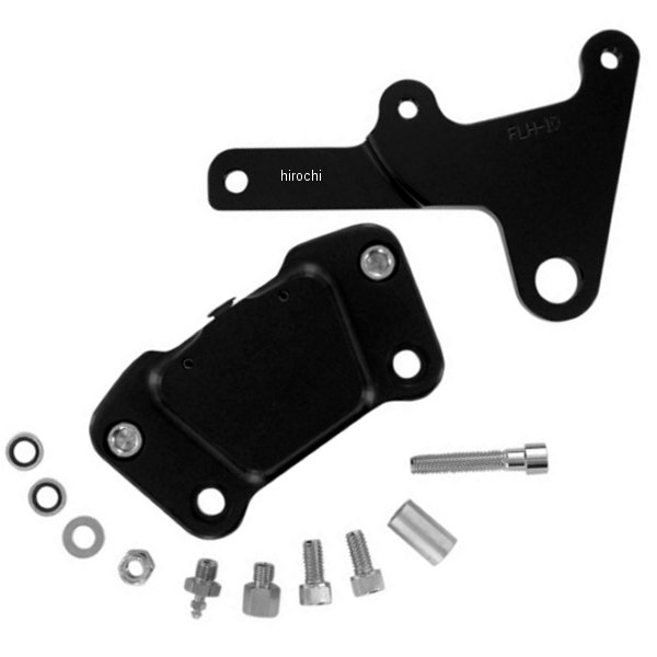 GMA エンジニアリング 2ピストン フロントシングル A-キャリパー 73年 -83年 FLH 黒