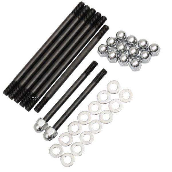 Machine ボルトキット エンジンケース 70年-78年 BigTwin クローム