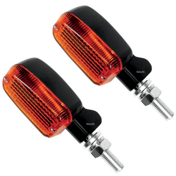 ウインカー スクエア シングル球 黒ステン仕上/アンバー