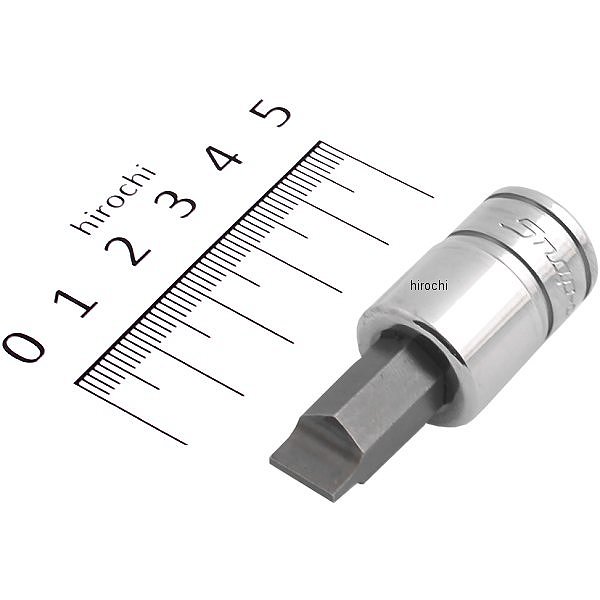 3/8インチ フラット チップ ビット ソケット ショート 3/8×1/16インチ