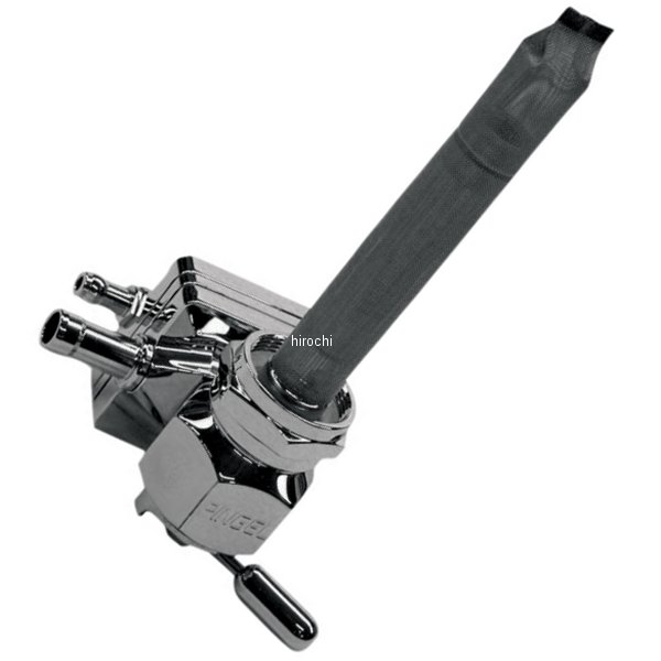 バキューム フューエルバルブ 22mm六角 クローム